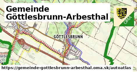 ikona Mapa autoatlas v gemeinde-gottlesbrunn-arbesthal