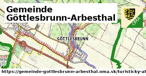 ikona Turistická mapa turisticky-atlas v gemeinde-gottlesbrunn-arbesthal