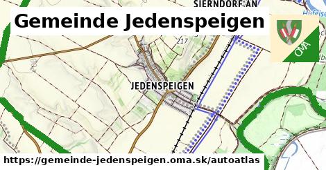 ikona Mapa autoatlas v gemeinde-jedenspeigen