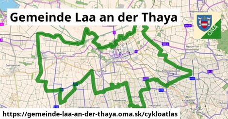ikona Cyklo cykloatlas v gemeinde-laa-an-der-thaya