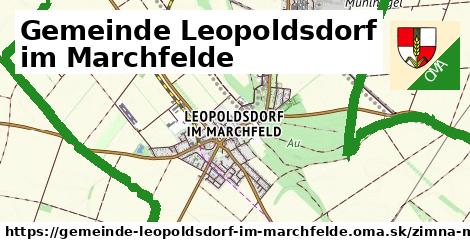 ikona Zimná mapa zimna-mapa v gemeinde-leopoldsdorf-im-marchfelde