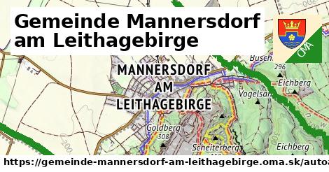 ikona Mapa autoatlas v gemeinde-mannersdorf-am-leithagebirge