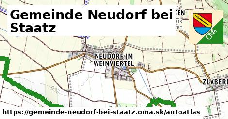 ikona Mapa autoatlas v gemeinde-neudorf-bei-staatz