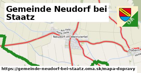 ikona Mapa dopravy mapa-dopravy v gemeinde-neudorf-bei-staatz
