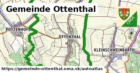 ikona Mapa autoatlas v gemeinde-ottenthal