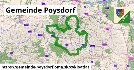 ikona Cyklo cykloatlas v gemeinde-poysdorf