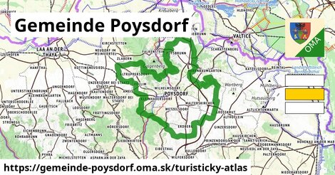 ikona Turistická mapa turisticky-atlas v gemeinde-poysdorf
