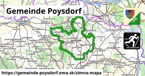 ikona Zimná mapa zimna-mapa v gemeinde-poysdorf