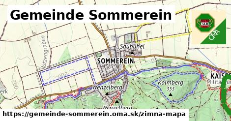 ikona Gemeinde Sommerein: 579 m trás zimna-mapa v gemeinde-sommerein