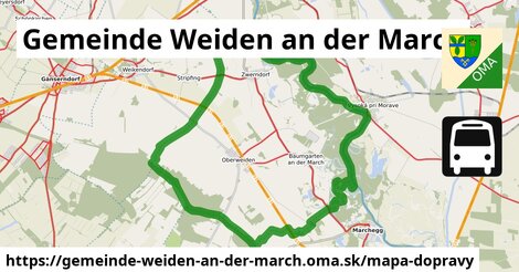 ikona Mapa dopravy mapa-dopravy v gemeinde-weiden-an-der-march