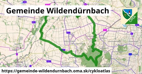 ikona Cyklo cykloatlas v gemeinde-wildendurnbach