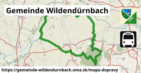 ikona Mapa dopravy mapa-dopravy v gemeinde-wildendurnbach