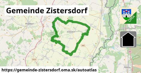 ikona Mapa autoatlas v gemeinde-zistersdorf