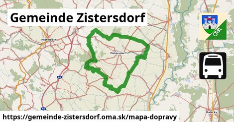 ikona Mapa dopravy mapa-dopravy v gemeinde-zistersdorf