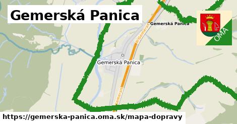 ikona Mapa dopravy mapa-dopravy v gemerska-panica