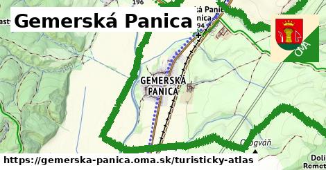 ikona Turistická mapa turisticky-atlas v gemerska-panica