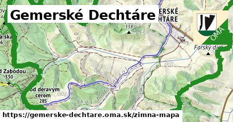 ikona Zimná mapa zimna-mapa v gemerske-dechtare