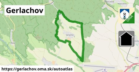 ikona Mapa autoatlas v gerlachov