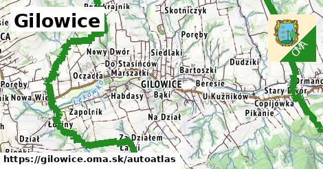 ikona Mapa autoatlas v gilowice