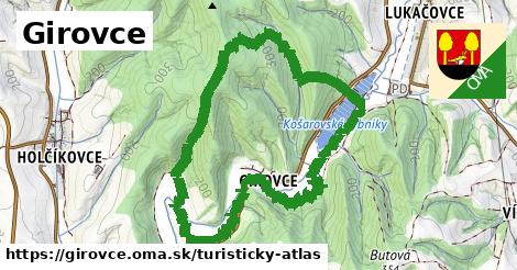 ikona Turistická mapa turisticky-atlas v girovce