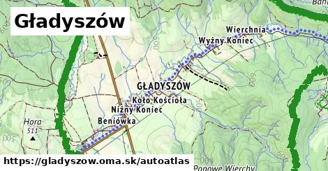 ikona Mapa autoatlas v gladyszow