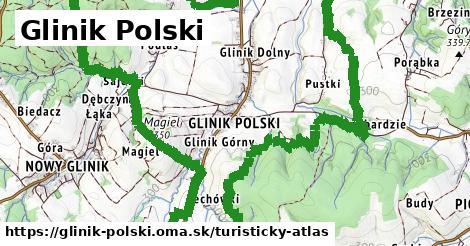 ikona Glinik Polski: 0 m trás turisticky-atlas v glinik-polski