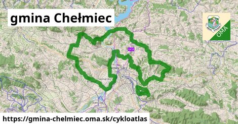 ikona Cyklo cykloatlas v gmina-chelmiec