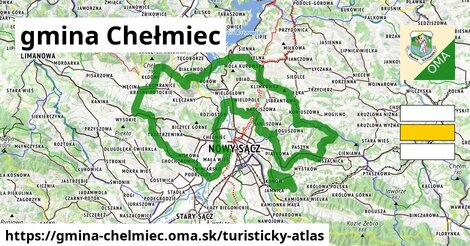 ikona Turistická mapa turisticky-atlas v gmina-chelmiec
