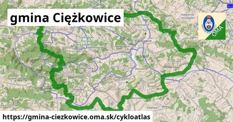 ikona Cyklo cykloatlas v gmina-ciezkowice
