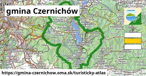 ikona Turistická mapa turisticky-atlas v gmina-czernichow