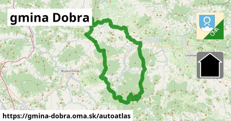 ikona Mapa autoatlas v gmina-dobra