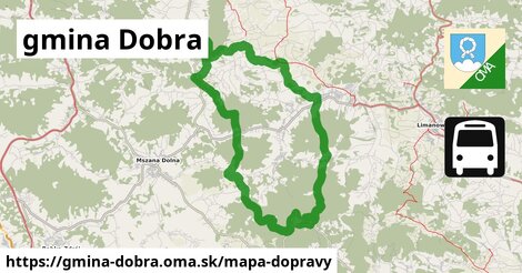 ikona Mapa dopravy mapa-dopravy v gmina-dobra