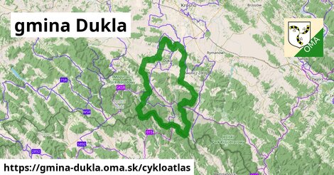 ikona Cyklo cykloatlas v gmina-dukla