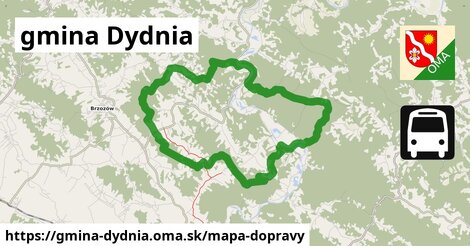 ikona Mapa dopravy mapa-dopravy v gmina-dydnia