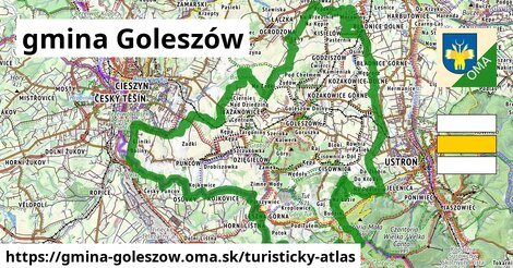 ikona Turistická mapa turisticky-atlas v gmina-goleszow