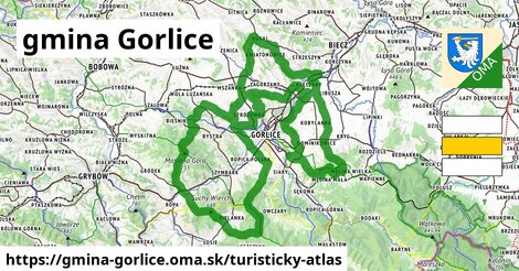 ikona Turistická mapa turisticky-atlas v gmina-gorlice