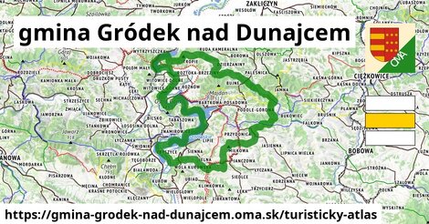 ikona Turistická mapa turisticky-atlas v gmina-grodek-nad-dunajcem