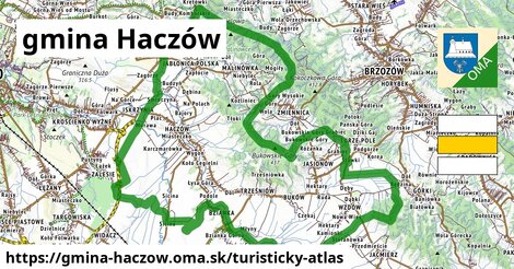 ikona Turistická mapa turisticky-atlas v gmina-haczow