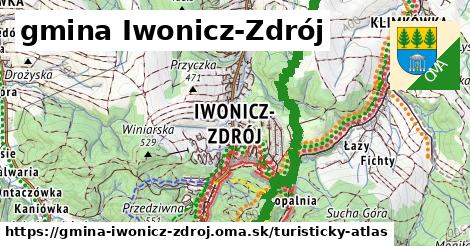 ikona Turistická mapa turisticky-atlas v gmina-iwonicz-zdroj