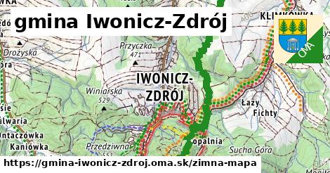 ikona Zimná mapa zimna-mapa v gmina-iwonicz-zdroj