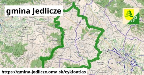 ikona Cyklo cykloatlas v gmina-jedlicze