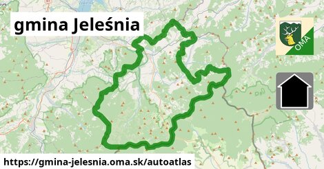 ikona Mapa autoatlas v gmina-jelesnia