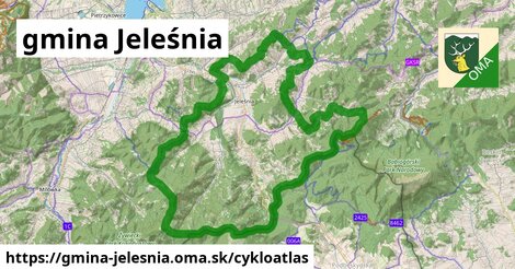 ikona Cyklo cykloatlas v gmina-jelesnia