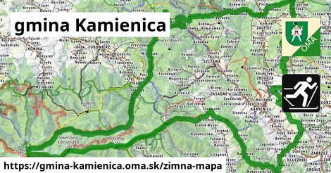 ikona Zimná mapa zimna-mapa v gmina-kamienica