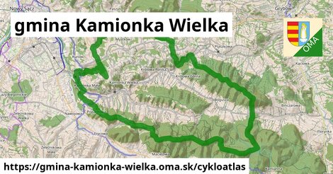 ikona Cyklo cykloatlas v gmina-kamionka-wielka