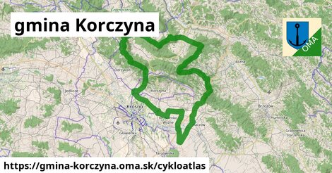 ikona Cyklo cykloatlas v gmina-korczyna