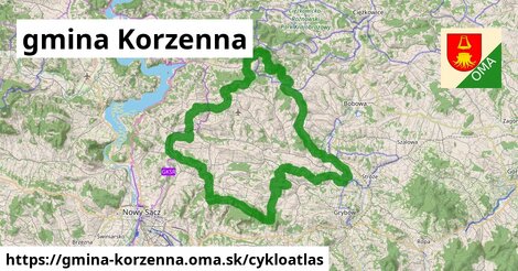 ikona Cyklo cykloatlas v gmina-korzenna