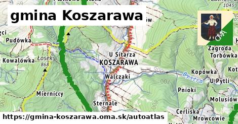 ikona Mapa autoatlas v gmina-koszarawa