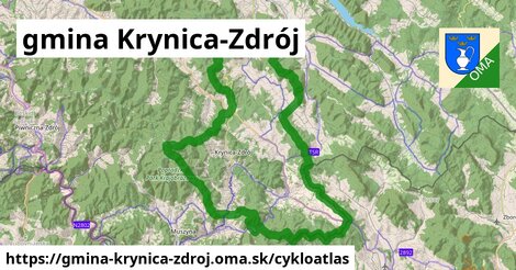 ikona Cyklo cykloatlas v gmina-krynica-zdroj