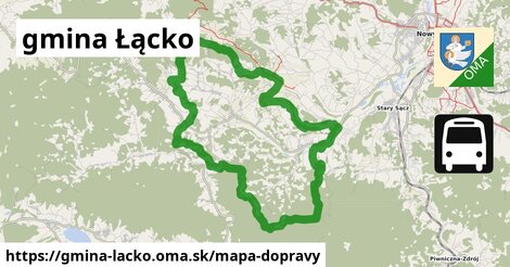 ikona Mapa dopravy mapa-dopravy v gmina-lacko